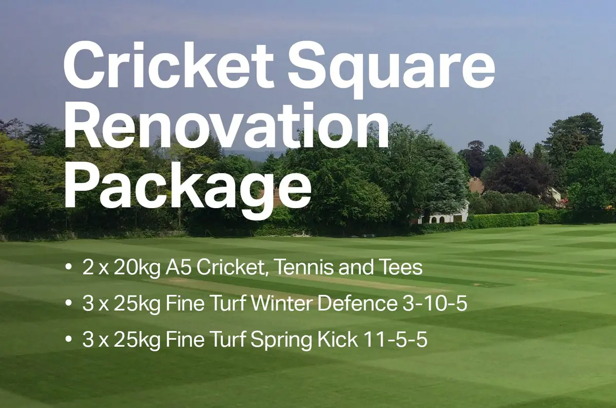 Cricket square renovation package 