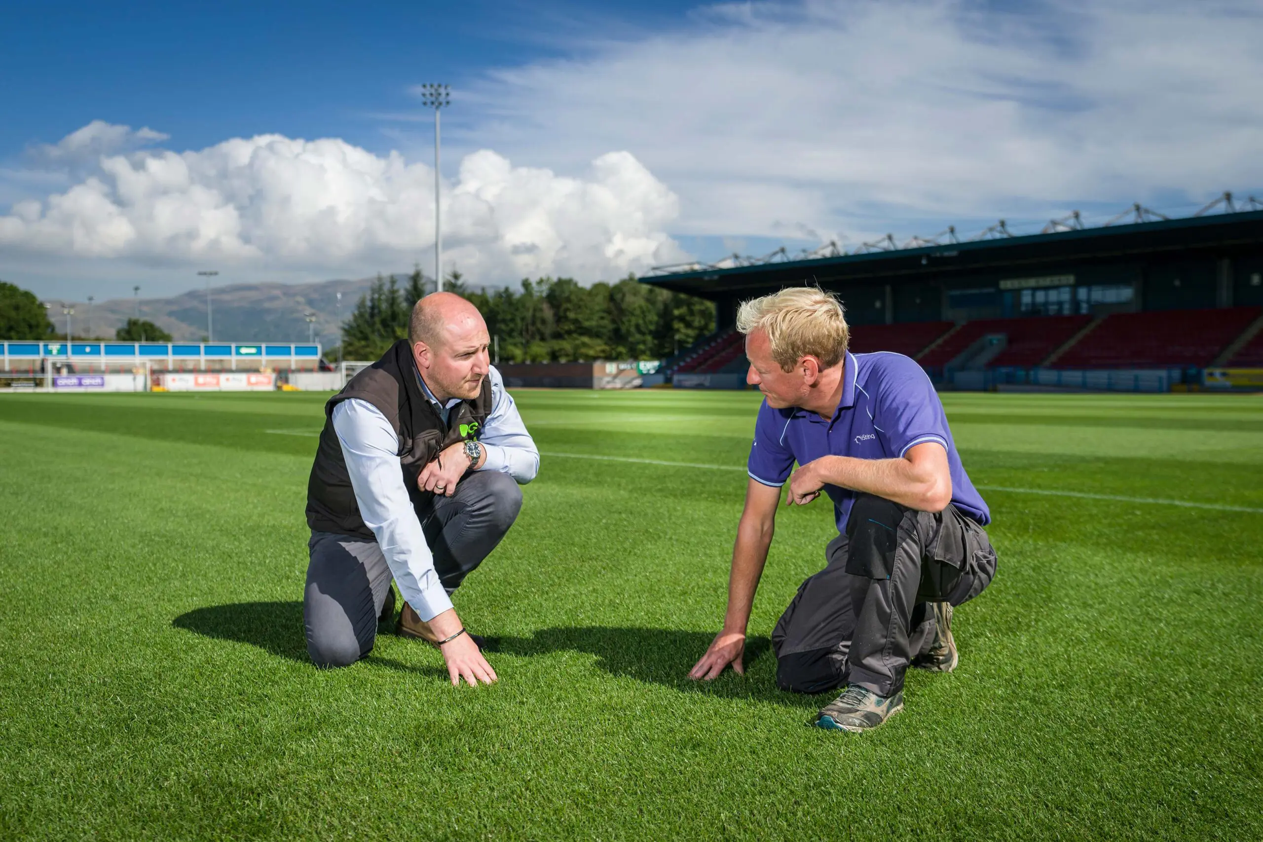 Football Pitch Maintenance at Stirling Albion FC with Graeme Glen