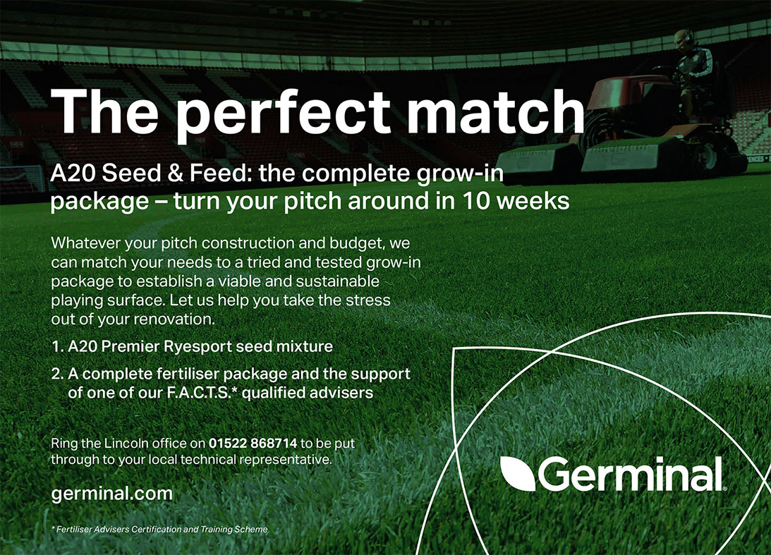 New ‘seed and feed’ sports pitch renovation package