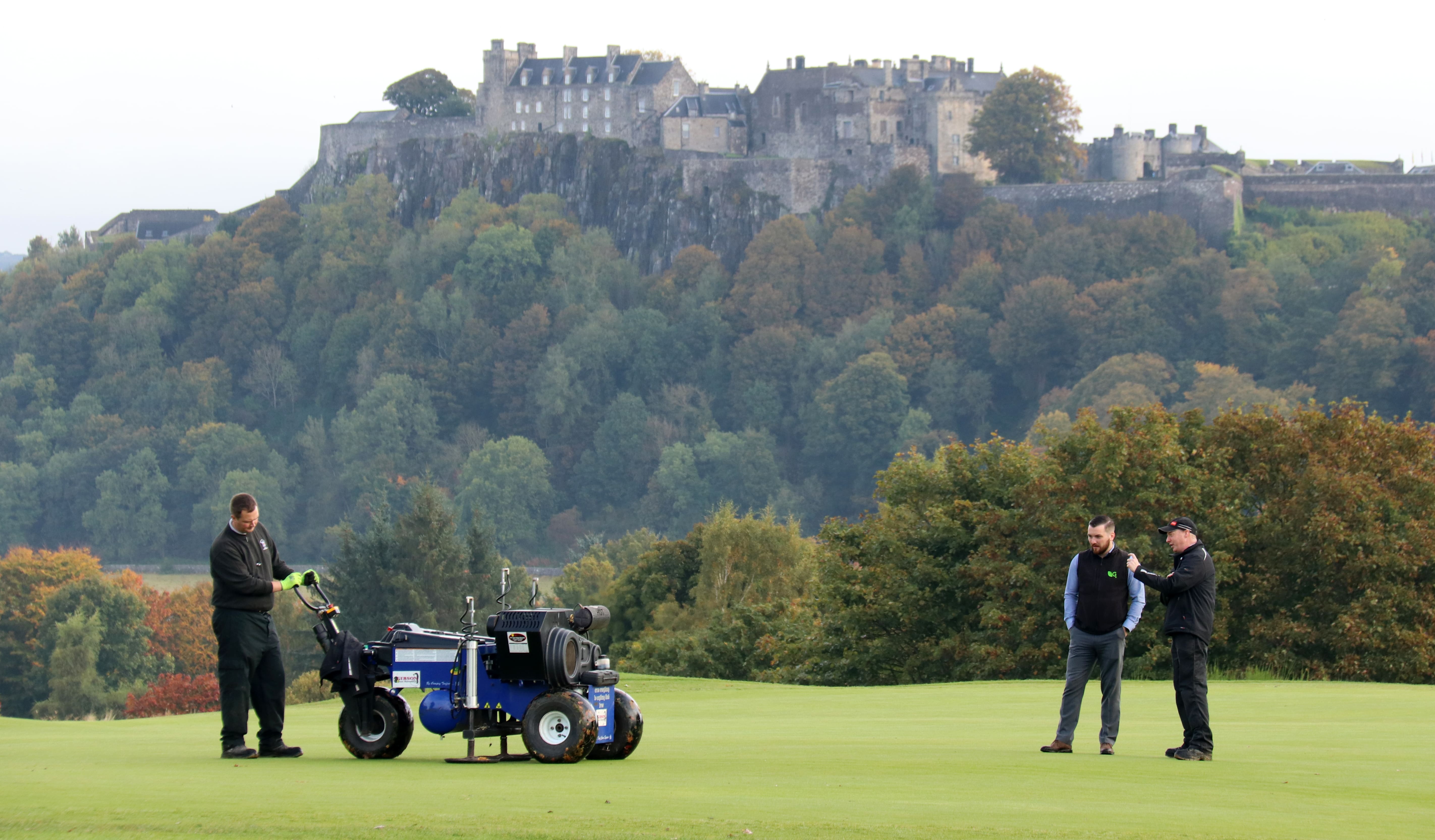 Stirling effort to improve greens and tees