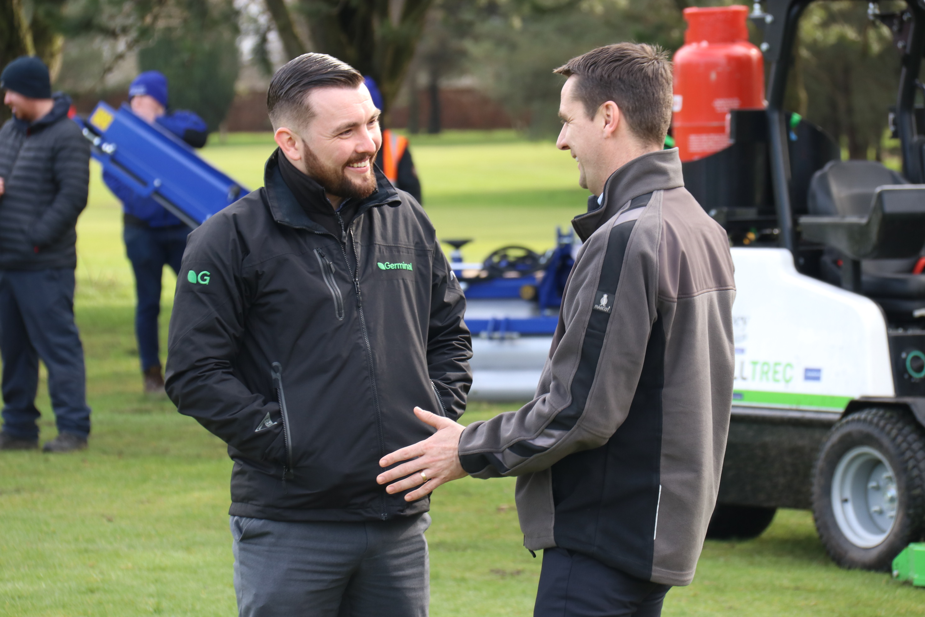 Scottish turfgrass demo day goes down a storm